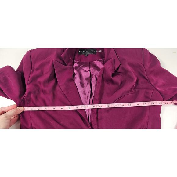 Endless rose single breasted blazer purple sz S proffesional business casual - Picture 11 of 11